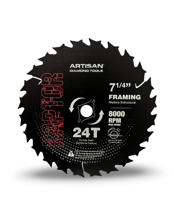 RAPTOR 7-1/4” Circular Saw Blade